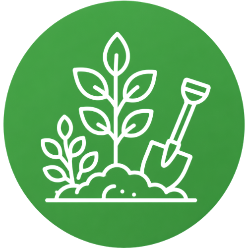 Icône représentant un service de plantation végétale